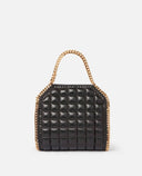Falabella quilted mini square tote bag