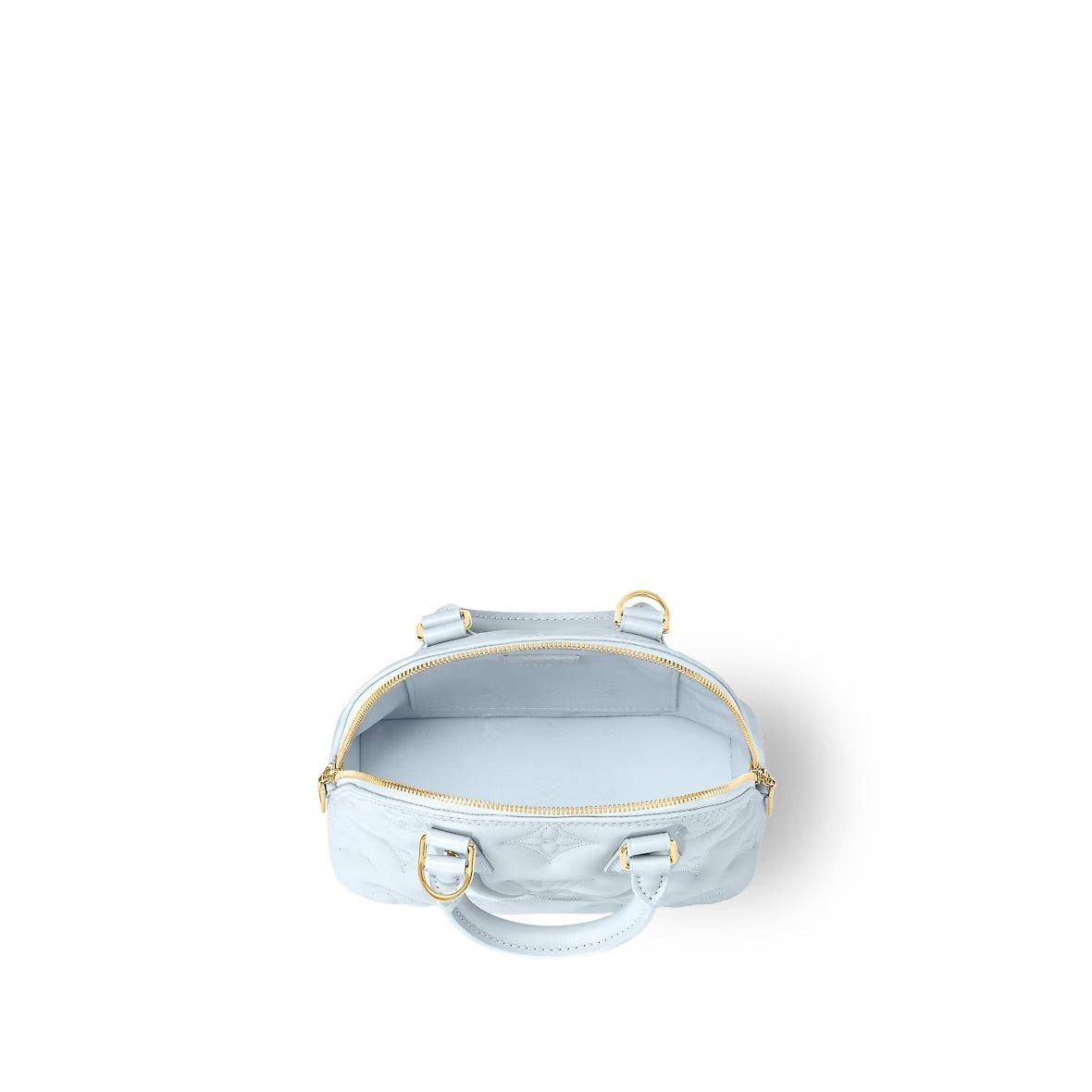 Cuero | VUITTON Banane' bubblegram Alma BB bag with detachable strap & gold metallic hardware