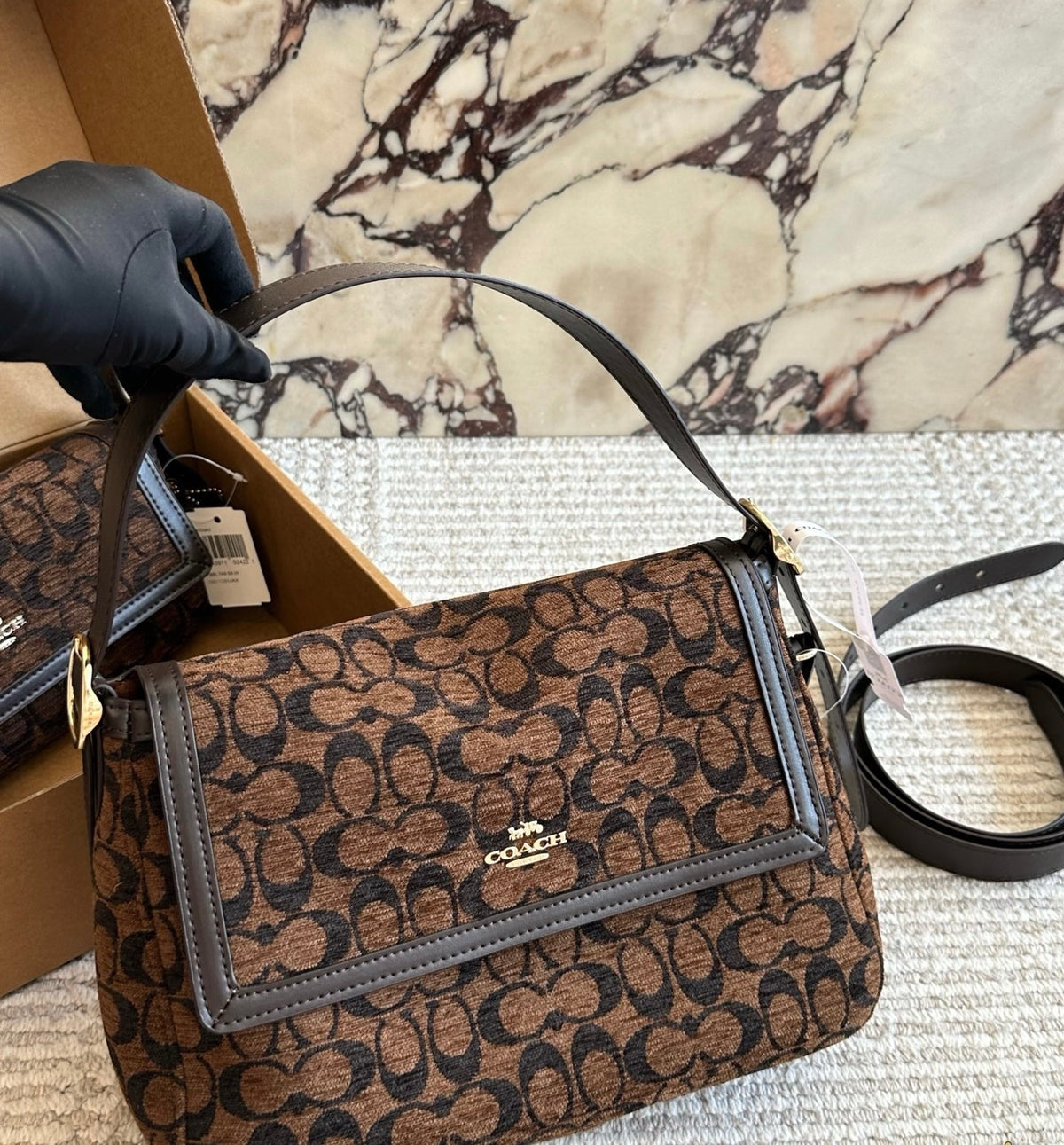 Cuero | Signature Flap Shoulder Bag