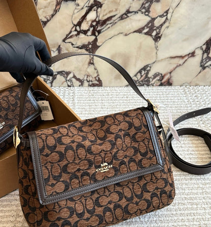 Cuero | Signature Flap Shoulder Bag