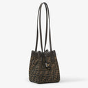 Fendi Origami Mini Brown FF jacquard fabric mini bag
