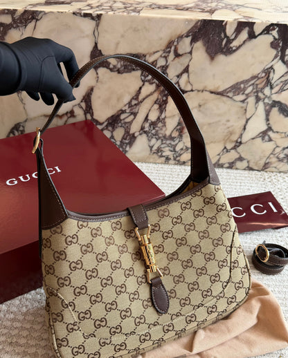 Cuero | GG Canvas Shoulder Bag