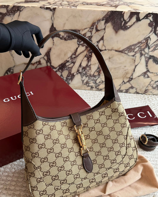 Cuero | GG Canvas Shoulder Bag