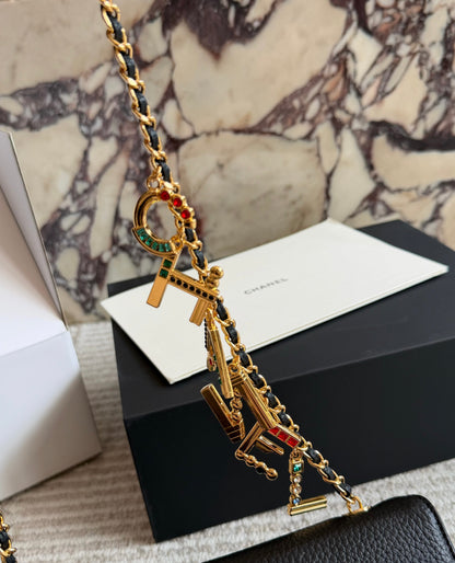 Cuero | Charm Chain Flap Bag