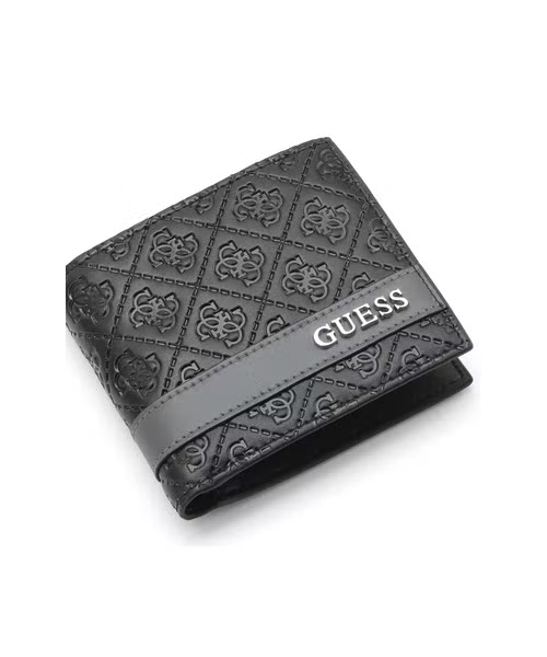 Cuero | Logo Leather Multi Pocket Wallet For Men