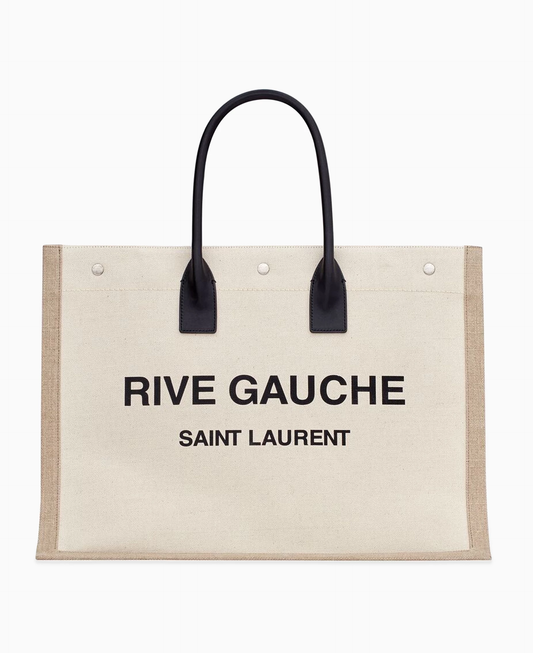 Cuero | Rive Gauche recycled canvas with logo bag