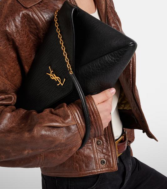 Cuero | Cassandre leather large shoulder bag