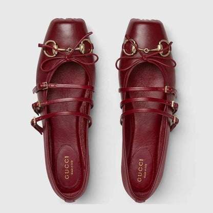 Cuero | WOMEN'S HORSEBIT BALLET FLAT