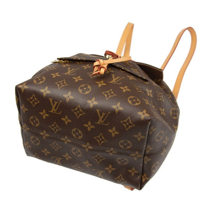 Cuero | Montsouris Monogram Canvas Leather Backpack