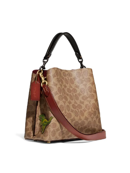 Cuero | Willow Signature Canvas Patches Bucket Bag