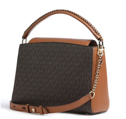 Cuero | Karlie Medium Leather Crossbody Bag In Brown