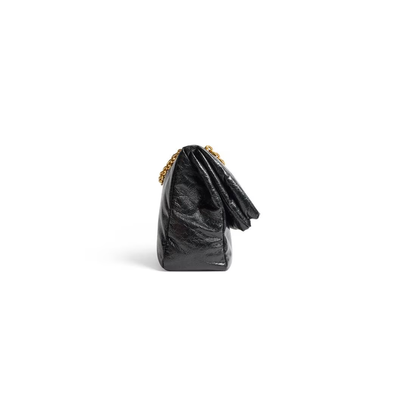 Cuero | Women's Monaco Medium Chain Bag in Black