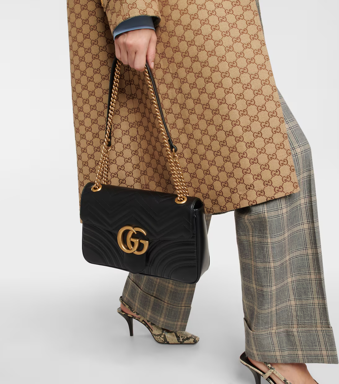 Cuero | GG Marmont Medium shoulder bag