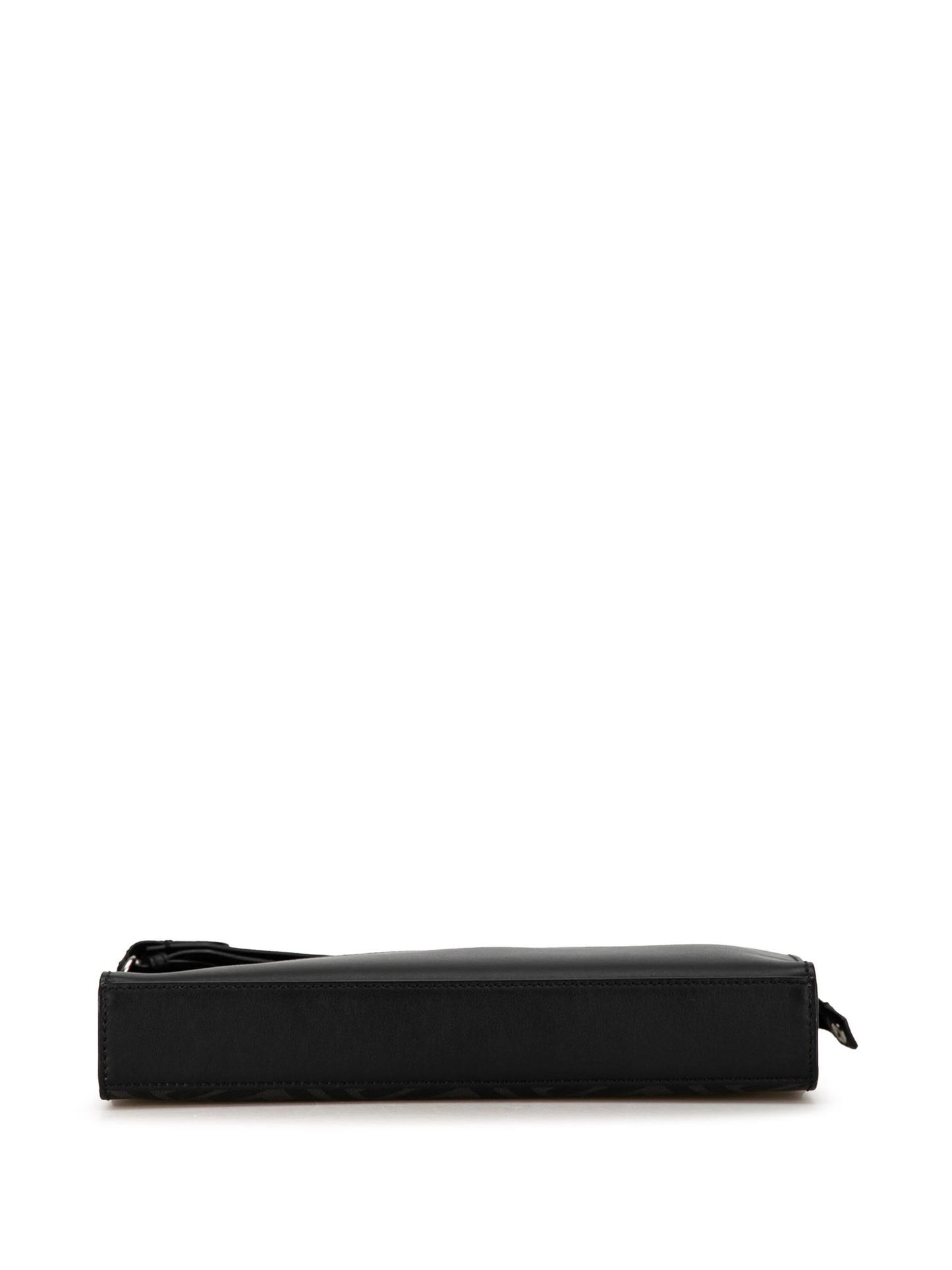 Cuero | Diagonal Front Zip clutch bag