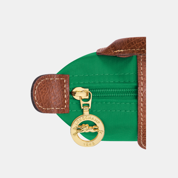 Cuero | Le Pliage Pouch with handle - Green