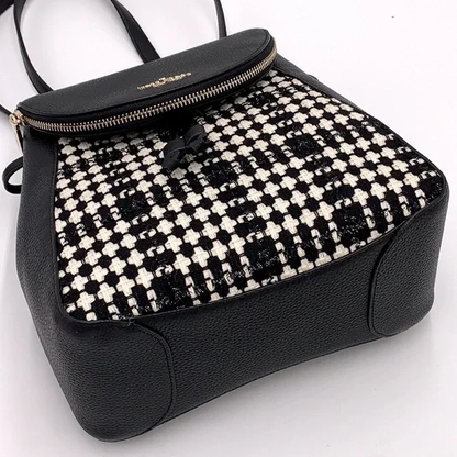 Cuero | Original Kate Spade Leila Tweed Fabric Medium Backpack