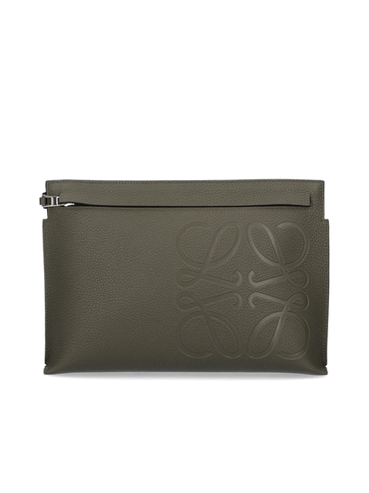 Cuero | Anagram Logo Debossed Pouch
