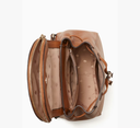 Original Leila Medium Flap Backpack Camel