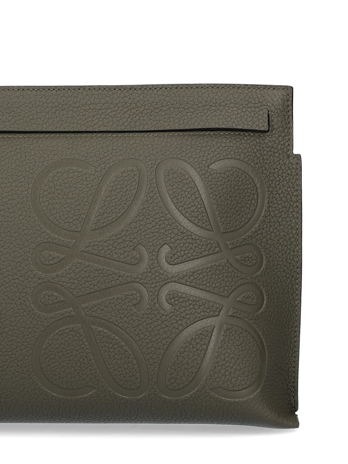 Cuero | Anagram Logo Debossed Pouch