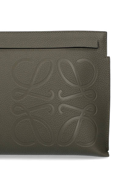 Cuero | Anagram Logo Debossed Pouch