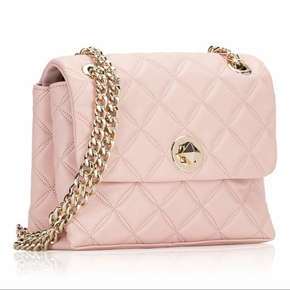 Cuero | Original Kate Spade New York Natalia Small Flap Crossbody Rose Smoke