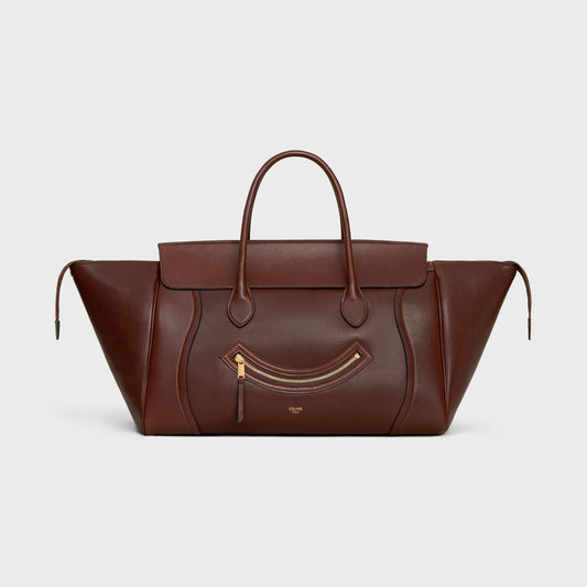 Cuero | SMILE LUGGAGE IN SUPPLE SHINY LAMBSKIN
