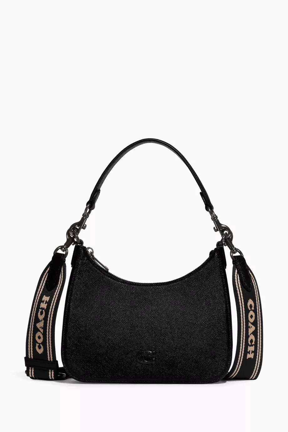 Cuero | Hobo Crossbody Bag in Crossgrain Leather