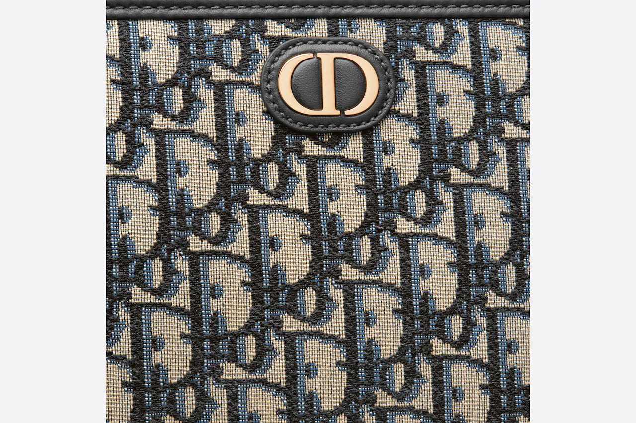 Cuero | Oblique Jacquard 30 Montaigne Dea Pouch