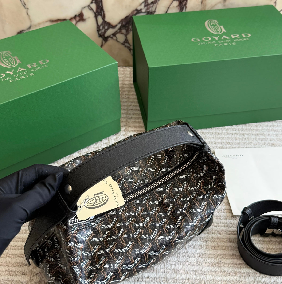 Cuero | Signature Monogram Hobo Bag