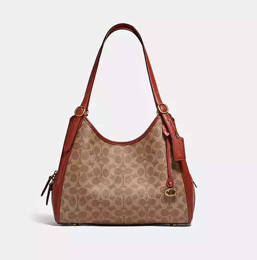 Cuero | Lori Shoulder Bag In Signature Canvas