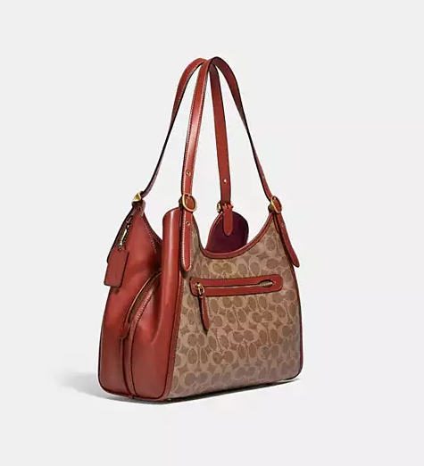 Cuero | Lori Shoulder Bag In Signature Canvas