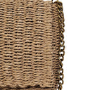 YSL Medium Supple Chain Bag In Raffia