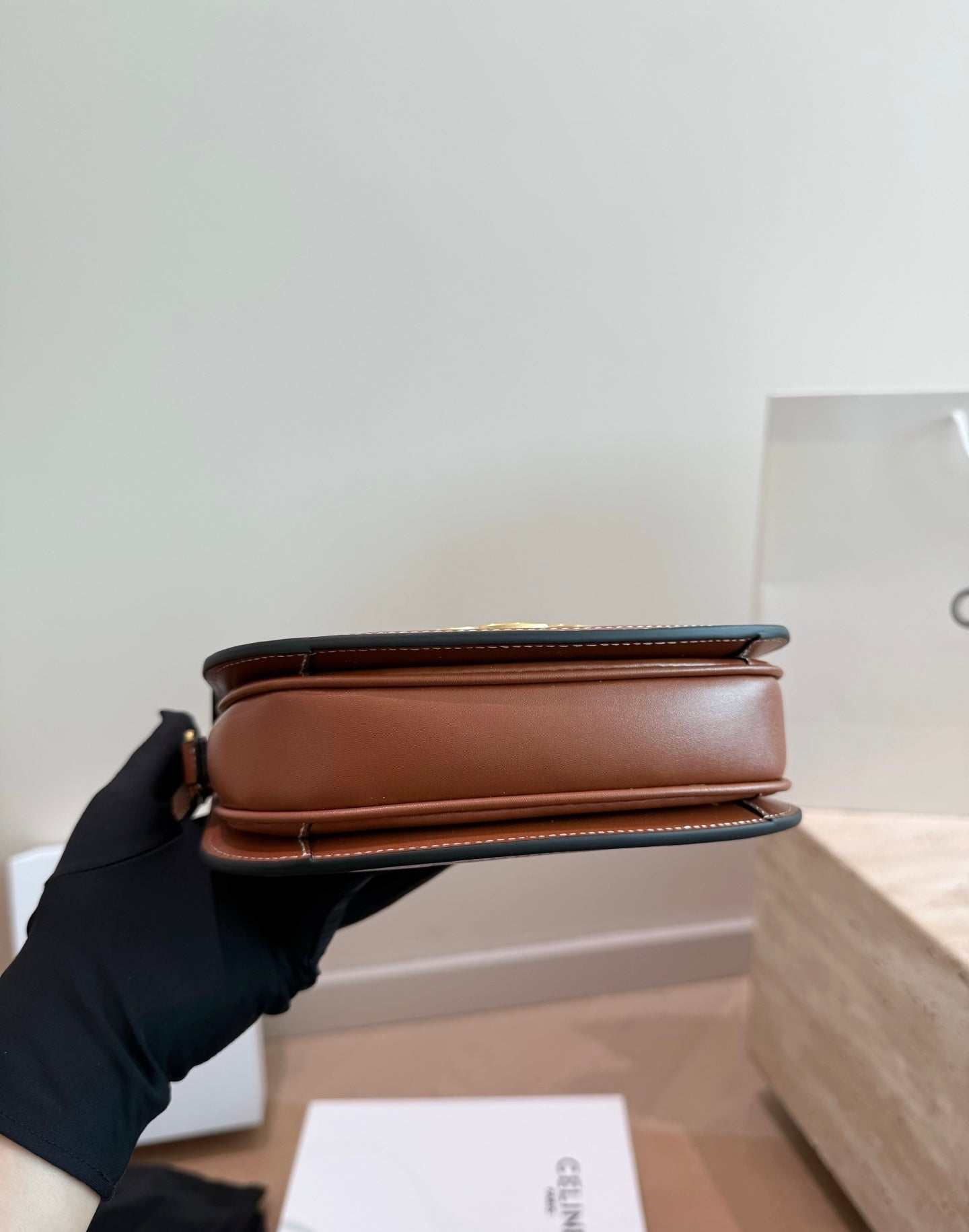 Cuero | Monogram Saddle Crossbody Bag