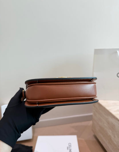 Cuero | Monogram Saddle Crossbody Bag