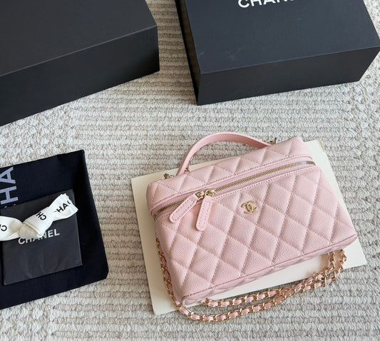Cuero | Quilted Vanity Case Bag