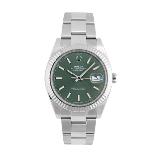 Cuero | Datejust 41 Green Dial 2025 Oyster - 126334