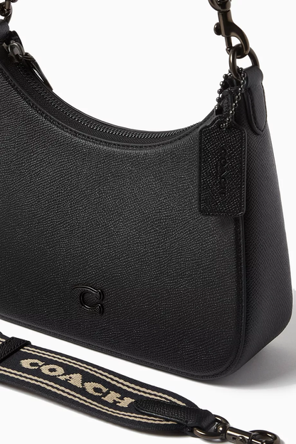 Cuero | Hobo Crossbody Bag in Crossgrain Leather