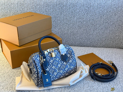Cuero | Monogram Jacquard Mini Bowling Bag