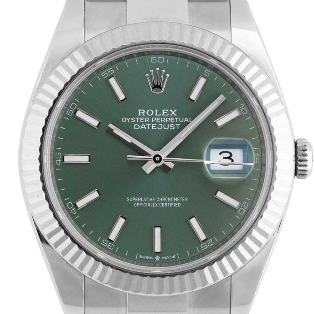 Cuero | Datejust 41 Green Dial 2025 Oyster - 126334