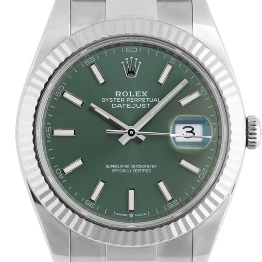 Cuero | Datejust 41 Green Dial 2025 Oyster - 126334