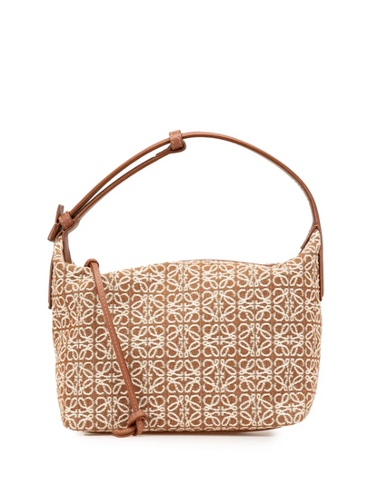 Cuero | Small Cubi Anagram Jacquard Canvas Shoulder Bag