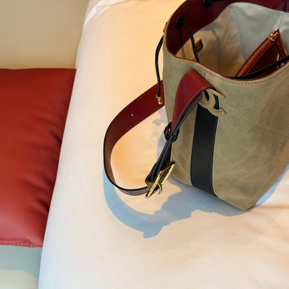 Cuero | Quilted Bucket Shoulder Bag