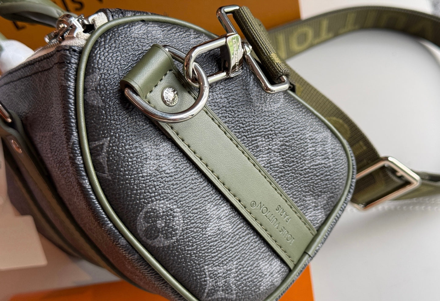 Cuero | Monogram Eclipse Canvas Duffle Bag