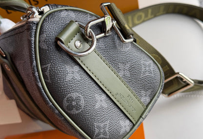 Cuero | Monogram Eclipse Canvas Duffle Bag