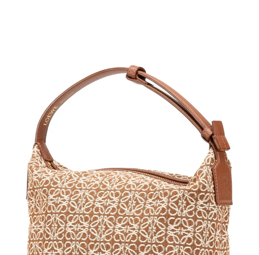 Cuero | Small Cubi Anagram Jacquard Canvas Shoulder Bag