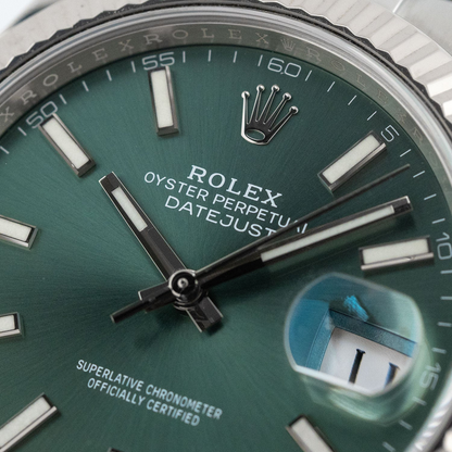 Cuero | Datejust 41 Green Dial 2025 Oyster - 126334
