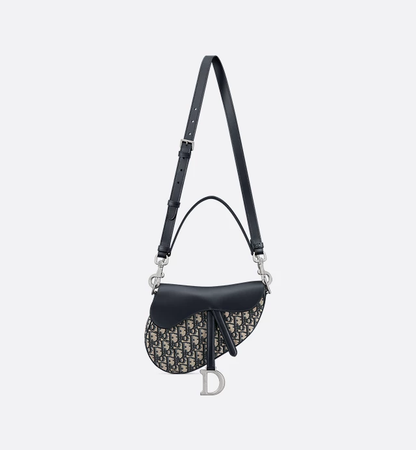 Cuero | Saddle Bag Oblique Jacquard and Smooth Calfskin