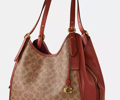 Cuero | Lori Shoulder Bag In Signature Canvas