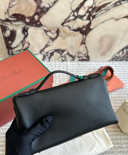 Cuero | Pebbled Top-Handle Pouch
