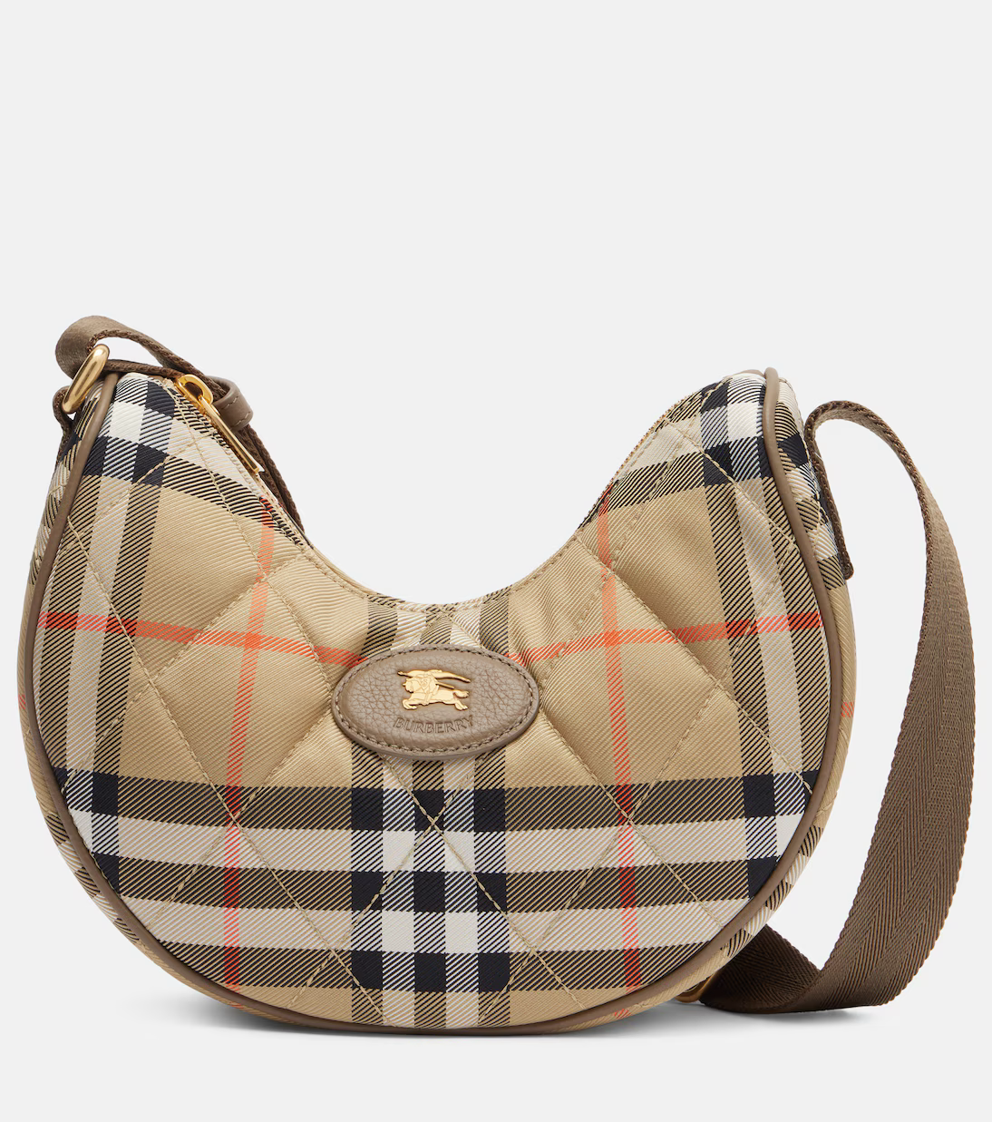 Cuero | Horseshoe Small Check crossbody bag